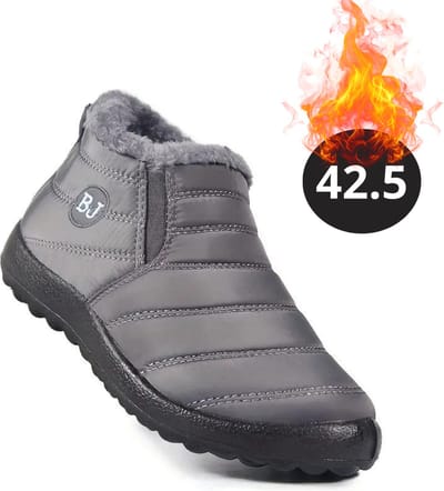 Nivard Snowboots - Sneeuwschoenen - Sneeuwboots - Dames - Wintersport - Ski - Skischoenen - Grijs - 42.5 - Laag