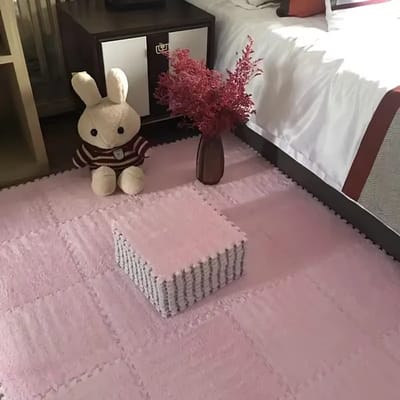 20 stuks Baby Anti-Slip Speelmat - BPA-vrij EVA Schuim Vloermat, Zachte Kinder Speelvloer, Activiteit Matten, Meubelbescherming, Herbruikbaar & Wasbaar - Roze