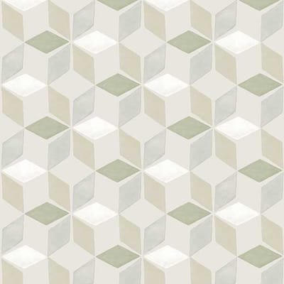 Flügger Fiona Vliesbehang 570104 - Six Senses - Illusion - Groen - 53cm x 10.05m