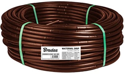 Druppelslang - Parelslang Buis - Tuin Beregenen - Wortelwerend Materiaal - 100 Meter - Bruin