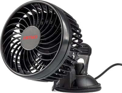 Auto ventilator - 4,5 inch - 12V - Met zuignap