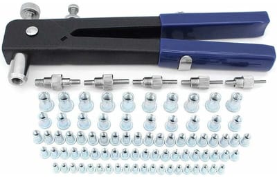 Set klinkmoeren met schroefdraad voor M3 M4 M5 M6 M8 draad, 106 stuks klinkmoerenset