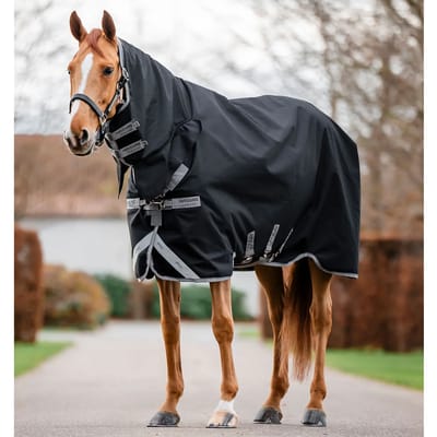 Outdoor paardendeken met halsbedekking Horseware Amigo 1200D 50g