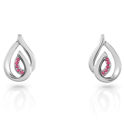 Orphelia 'Dazzle' Dames 925 Sterling Zilveren Stud Oorbellen - Zilver ZO-7518/R