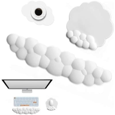 Ergonomische Muismat met Polssteun en Onderzetter voor Gaming en Kantoor