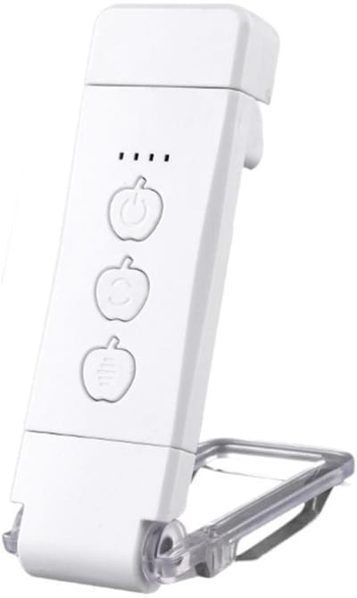 Mmgoqqt - Portable LED Book Clip Light - USB Charging - 3 Color Temperatures - 5 Brightness Levels - Oogvriendelij - For Students Reading Camping-Wit