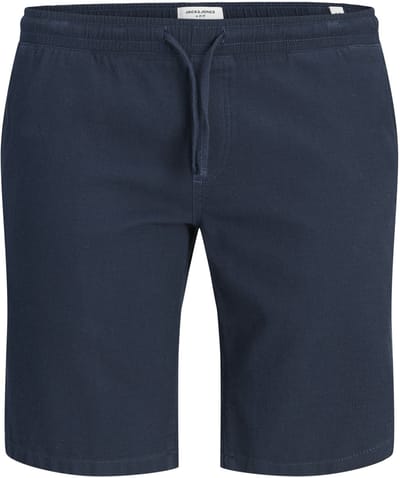 JACK&JONES - JPSTJAIDEN WAFFLE RESORT SHORTS PLS - Heren Plus Shorts - Navy Blazer