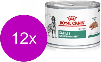 Royal Canin Veterinary Diet Satiety Weight Management Wet - Hondenvoer - 12 x 195 g