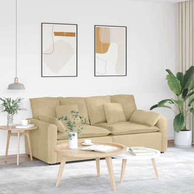 vidaXL - Modulaire - bank - met - kussens - grijsgroen