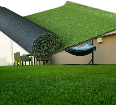 Kunstgras Gazon - Nepgras Turf - Binnen Buiten Gebruik - Realistisch Dikke Pool - 3x10 Voet - Groen