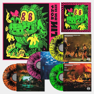 Live Vinyl Box Set - Concert Opname - Muziek Luisteren - Neon Splatter Vinyl - 4LP - Meerdere Kleuren
