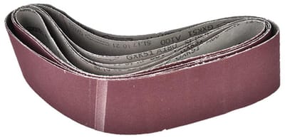 Dailygoods- Schuurband 75 x 533 mm - Eindeloze Schuurriem - Set van 6 - Schuurbanden 60/80/100/120/150/180 - Hoogwaardige Kwaliteit - Voor Schuurmachine