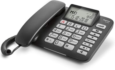 Draadtelefoon met Grote Toetsen en Extra Volume - Analoog Telefoontoestel