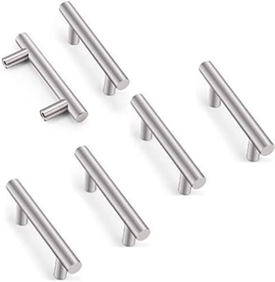 EXCITAT Handgreep keukenkastjes - Deurgrepen - Handgreep - Kastgrepen - Handgrepen voor deurtjes - Meubelaccessoires - Handgrepen keukenkastjes - Handgrepen Kast - Handgreep kast - Meubelbeslag - Keukengreep - deurgreep - RVS - 100 mm - 6 stuks