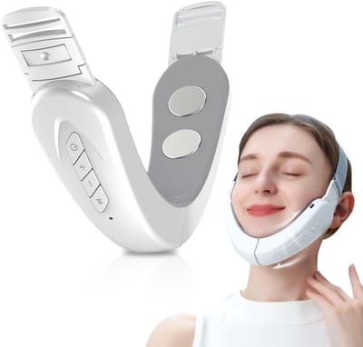 KZQ Elektrische V Vormige Gezichtsmassager Met 6 Standen En 12 Intensiteitsniveaus Voor Huidversteviging En Herstel