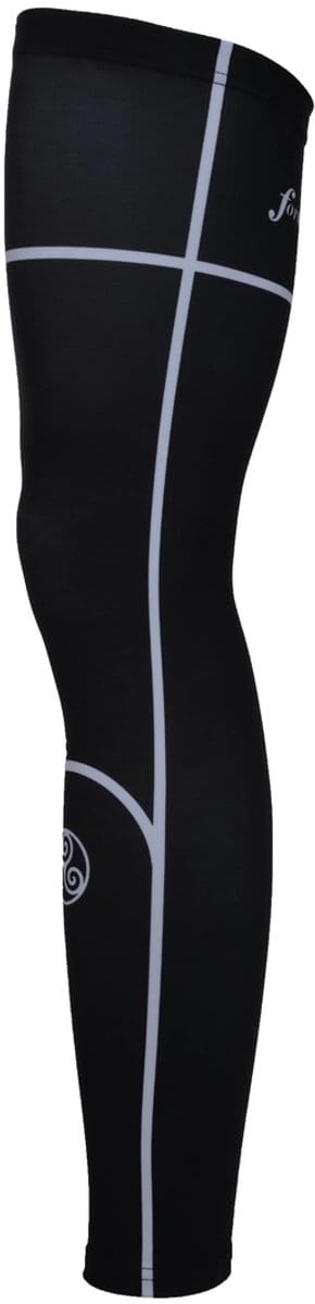 Fortissima Beenstukken Wielrennen - Fiets Beenwarmers - Zwart - Unisex - Maat XS