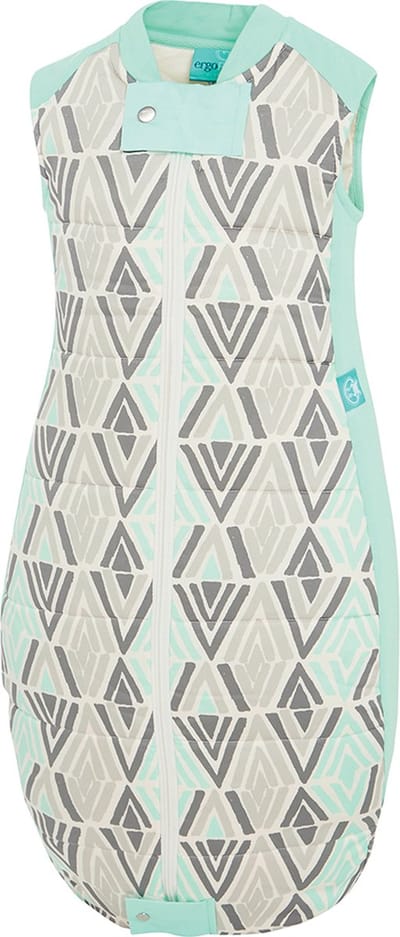 ergoPouch Slaapzak Baby Sheeting Winter - 2-12 maanden - 80 cm - TOG 3.5 - Organic Tribal Mint