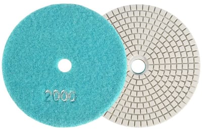 Dailygoods- Slijpschijf 125 mm - Natte Diamantpolijstpads - Slijpschijven voor Graniet/Beton/Marmer - Sterke Slijpkracht - Snel Polijsten - Duurzaam Gebruik - Polijstpad