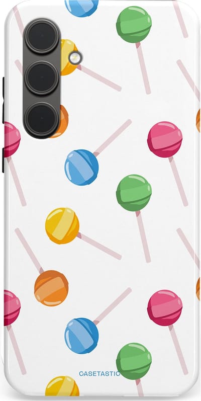 Casetastic Hoesje Geschikt voor Samsung S24 Plus - Stijlvolle Beschermende Duo-layer Case - Lollybom