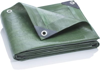 Zware Kwaliteit Tarpaulin 2x2 m - Dubbelzijdig Gecoat & UV-bestendig
