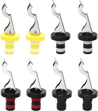 8 Stuks Universele Flessendoppen met Hefmechanisme voor Bier, Wijn en Champagne - Ideaal voor Flessen en Collecties