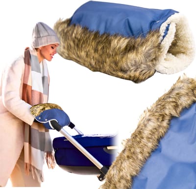 Starky - Handwarmer Wanten Mufka - Wiatroszczel - Ciepły - Granatowy