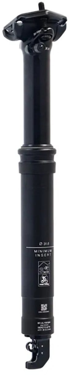 XLC SP-S14 Zadelpen - 30.9 x 402 mm - Setback: 0 mm - Verend Dropper Remote (120 mm) - Aluminium - Zwart