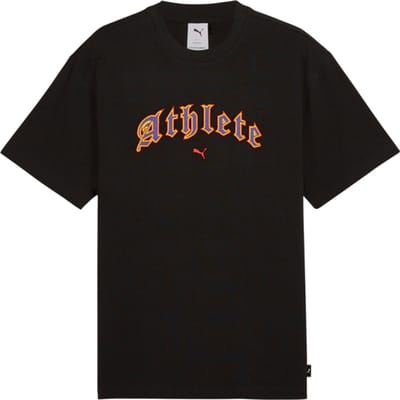 Puma Graphics Athlete T-shirt Zwart K01