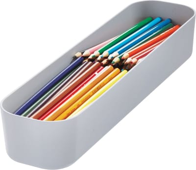 iDesign - Eco Bin Opbergbox Large - Gerecycled Kunststof - Grijs