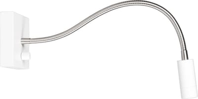 Wand leeslamp LED Blitz | wit | metaal | 40 cm | verstelbaar | modern design