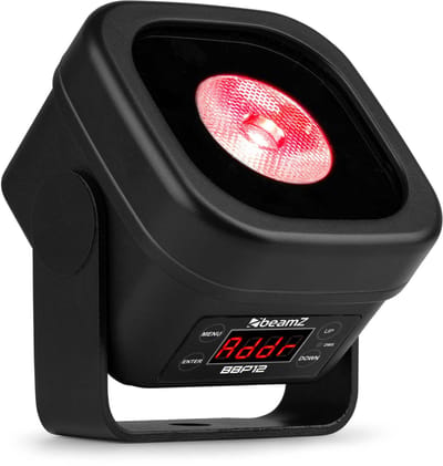 BeamZ BBP12 accu uplight mini - Met 12W RGBAL LED - IP65 waterdicht - WDMX - Met afstandsbediening