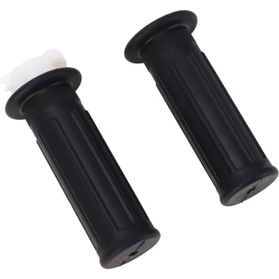 1 Paar Draaigashendel Grip Rubber Buis Draaigas Accelerator Handvat Grips voor PW50 PY50 PEEWEE black