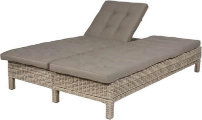 Lesliliving - Soho Beach ligbed 2-persoons -Beige