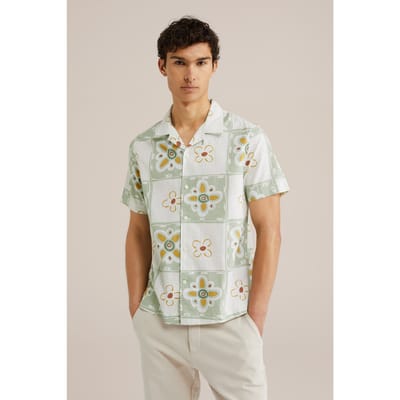 WE Fashion Shirt Light Green Taglia: S | Camicie Casual Outlet | Uomo | Verde