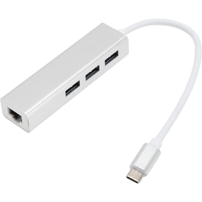 USB naar Ethernet Adapter 1000Mbps Hoge Snelheid Type C3.0 naar USB3.0 RJ45 Gigabit Netwerkadapter voor