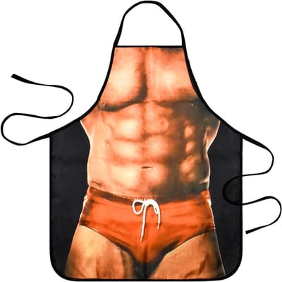 Verleidelijke Kookschort voor Mannen, Perfect Cadeau voor Grillfeesten en BBQ's, Uniek en Grappig