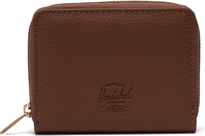 Vegan Leather Wallet | Tyler RFID - Saddle Brown / Portefeuille gemaakt van vegan leder, met meerdere kaartsleuven / Beperkte Levenslange Garantie / Bruin