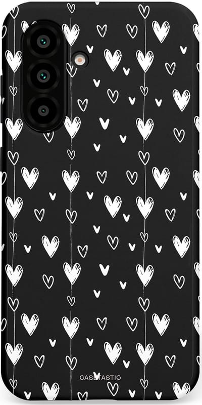 Casetastic Hoesje Geschikt voor Samsung A56 / A36 - Stijlvolle Beschermende Duo-layer Case - Hangend Hartje