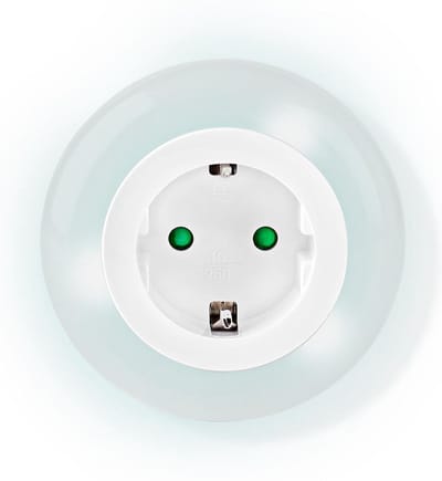 Nedis Nachtlampje met Stekker – Dag-/Nachtsensor – 10 lm – LED – 3 Tinten – Inclusief Stopcontact