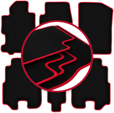 CARLUX-RED automatten voor: Honda FR-V minivan (2004-2009)