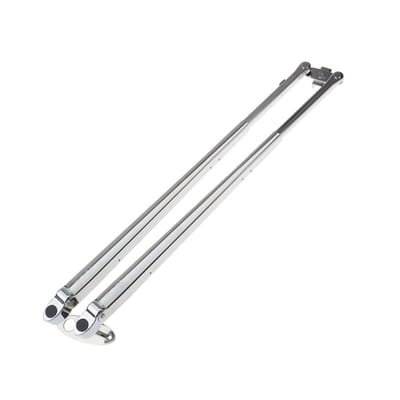 Roca Parallelarm W25/38, RVS electr.gepolijst 470-750mm