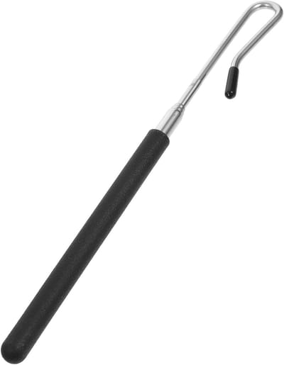 Poppen stuurstang - Handpop accessoire - Poppen bewegen - Verstelbare lengte - 54.5 cm - Zwart