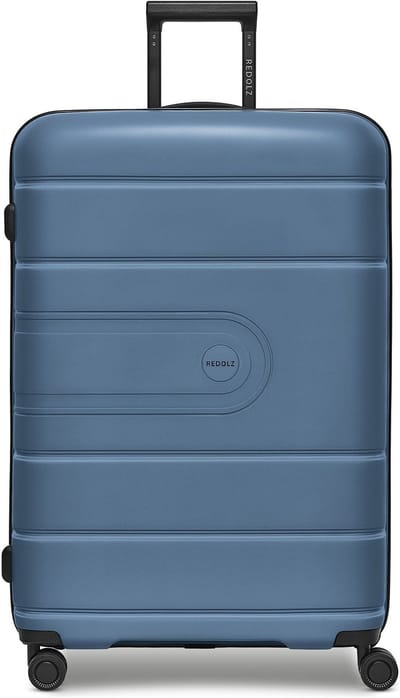 Redolz Essentials 11 4 wielen Trolley 76 cm met uitbreidingsplooi - Harde bagage - TSA slot - cool blue