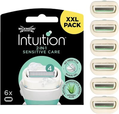 Sensitive Care Scheermesjes voor Vrouwen - 4 Navulmesjes
