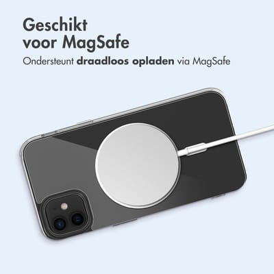 imoshion Hoesje - Geschikt voor Apple iPhone 12 Mini - Protective Backcover geschikt voor MagSafe - Transparant