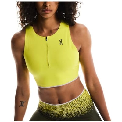 Sur Course Crop Fashi Confortable Doux Doux pour la Peau Court Débardeur de Sport Femmes Hauts 1WF10192347 M