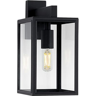 KS Verlichting Soho Wandlamp - Modern - E27 - Zwart - Buitenlamp