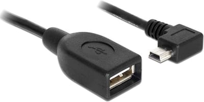 Delock USB 2.0 A Male naar USB 2.0 Mini Male - 50 m