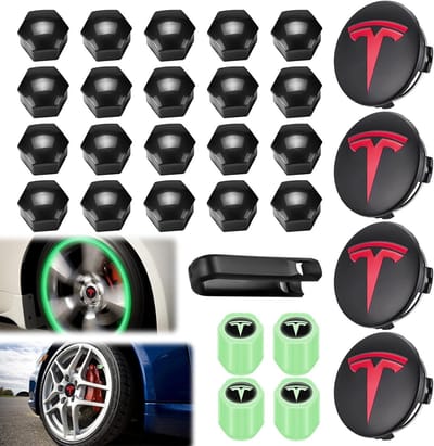 Set van 4 zilveren wieltrimringen voor Tesla Model 3, Y, S en X - Bescherming en stijl voor velgen