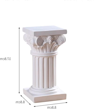 Romeinse Zuilen Hars - Griekse Pilaar Ornament - Decoratief Gebruik - Lichtgewicht Duurzaam Hars - Niet gespecificeerd - Niet gespecificeerd